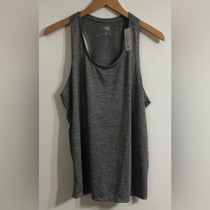 Women’s Top Table Racerback sleeveless pull over gray black XL( 16-18)